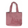 Red / White Kiss My Grits Gingham Tote Bag