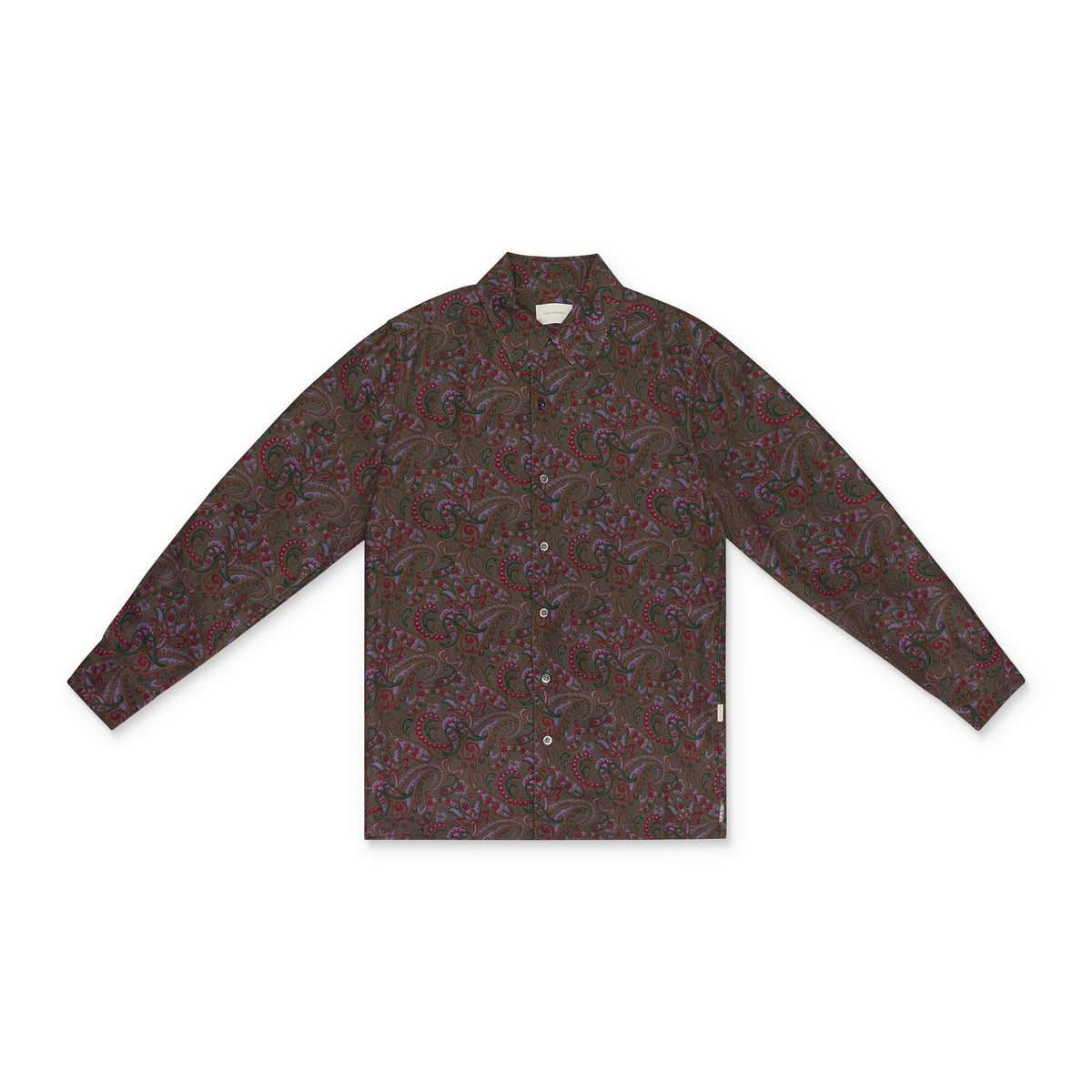 MULTI PAISLEY PRINT BUTTON-DOWN SHIRT