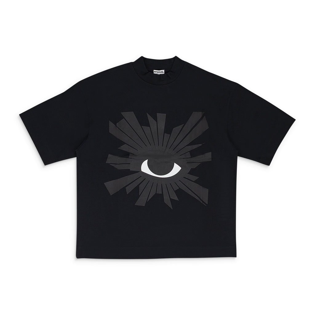 BLACK ALL SEEING HEAVYWEIGHT T-SHIRT