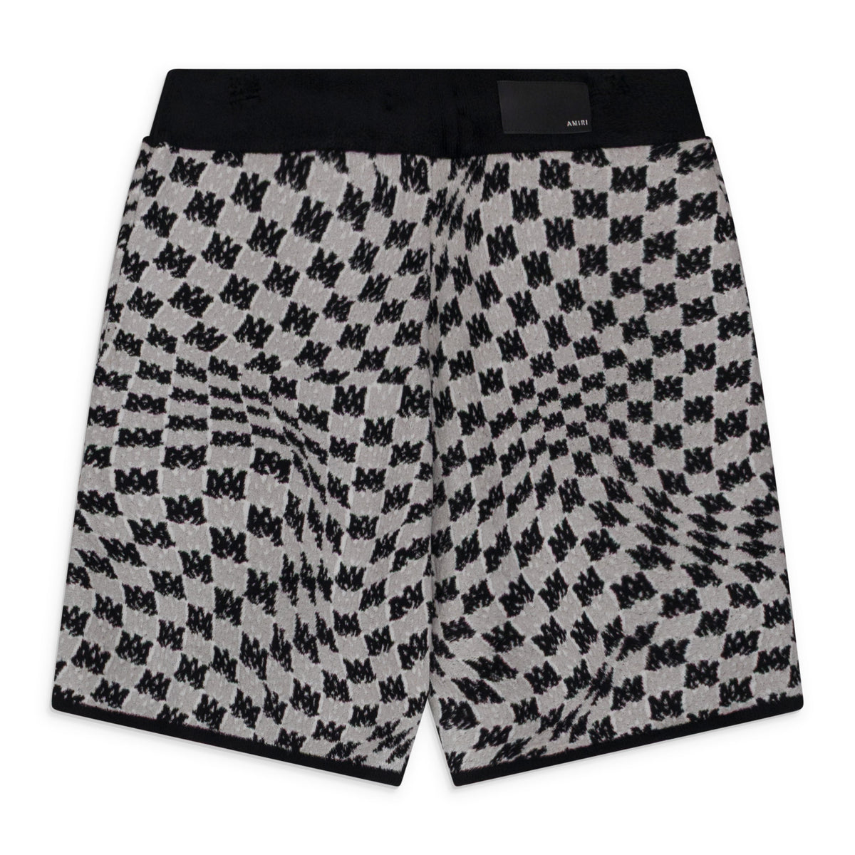 White MA Swirl Shorts