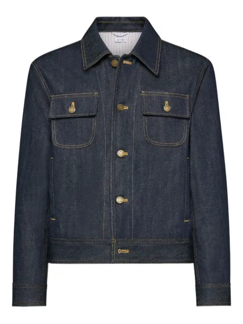 Thom Browne selvedge backstrap denim jacket