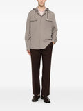 Eleventy hooded flap-pocket jacket