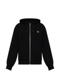 PS Paul Smith Zebra-patch zip-up hoodie