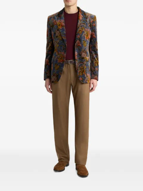 ETRO Pegaso-embroidered crew-neck sweater