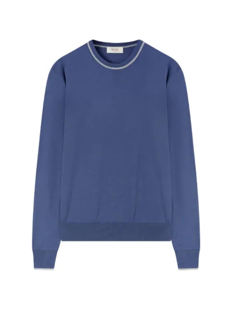 RETORI contrast-trim crewneck sweater