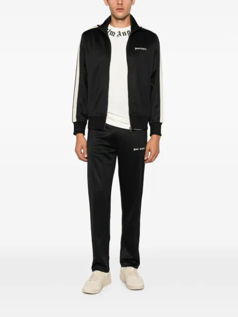 Palm Angels embroidered-logo zip-up sweatshirt