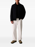 Armani Exchange logo-print quilted jacket