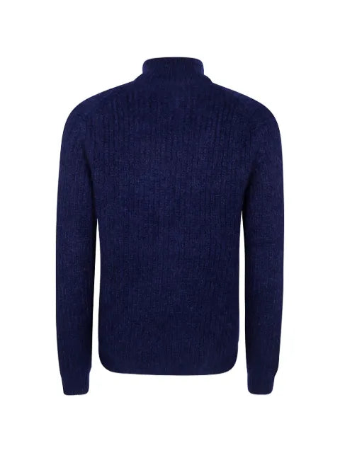 ASPESI ribbed-knit zip-up cardigan