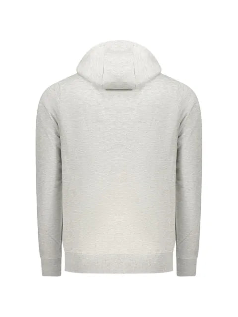 Norwegian Rain logo-patch zip-up hoodie