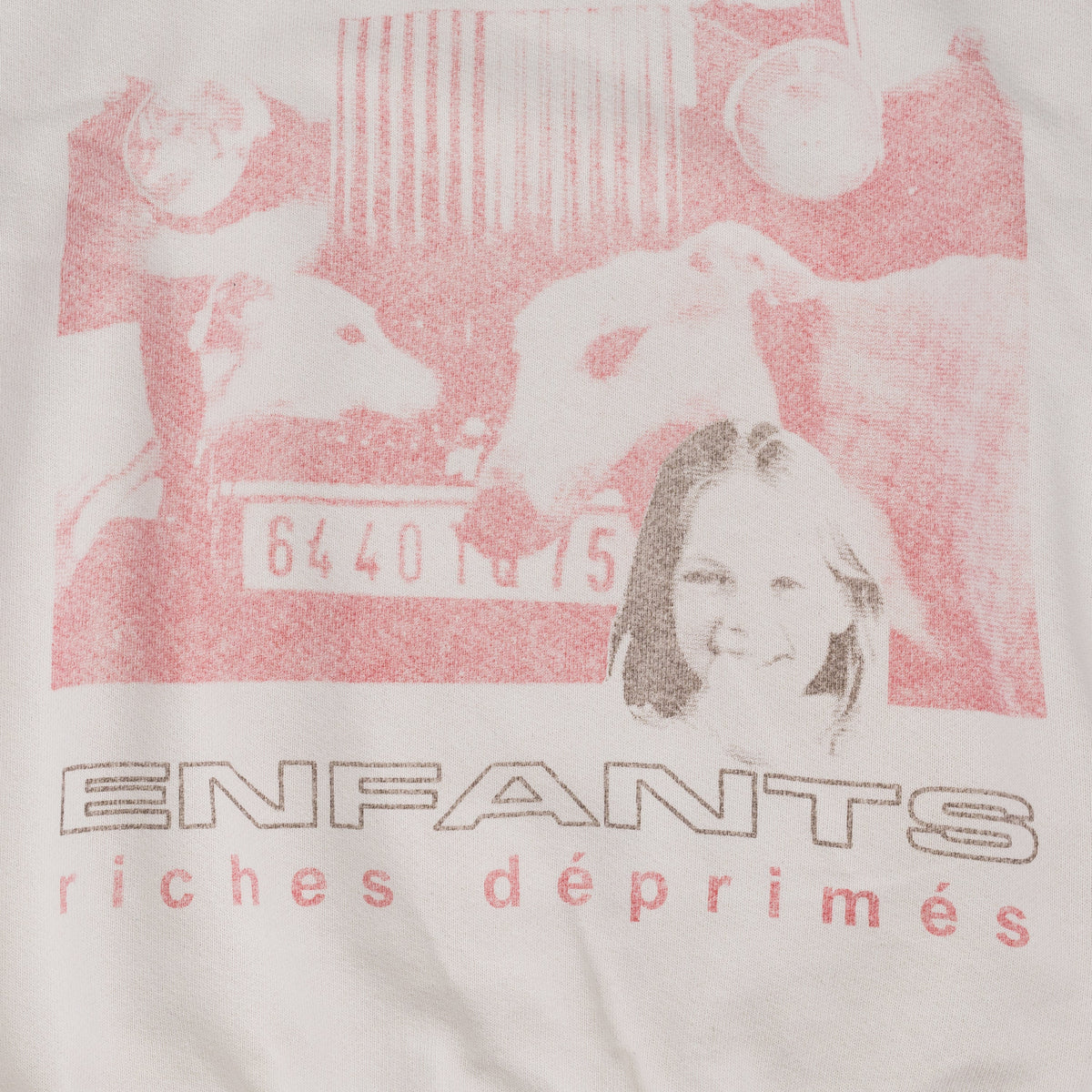 Vintage White Modular Long-Sleeve T-Shirt