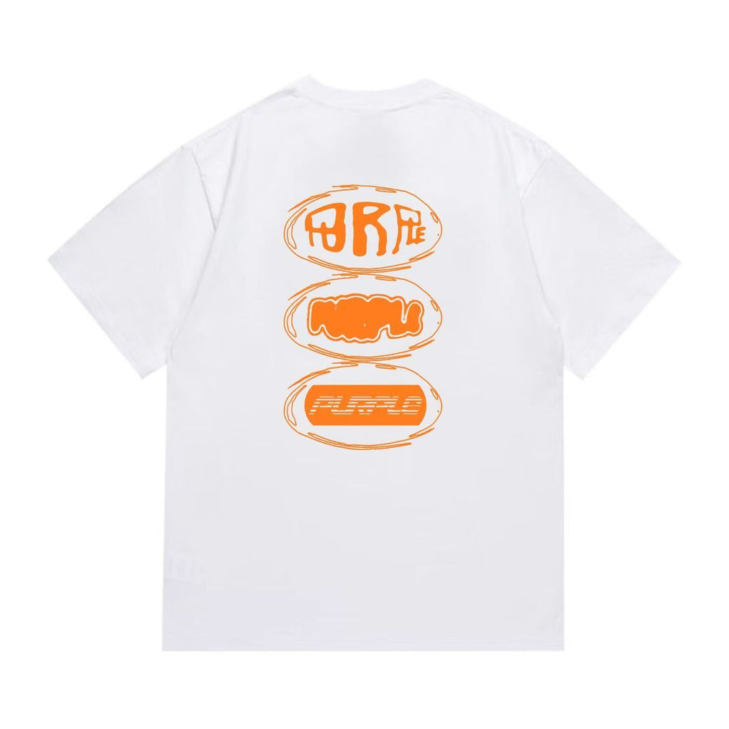 BAPE Orange Graphic Short-Sleeve T-Shirt