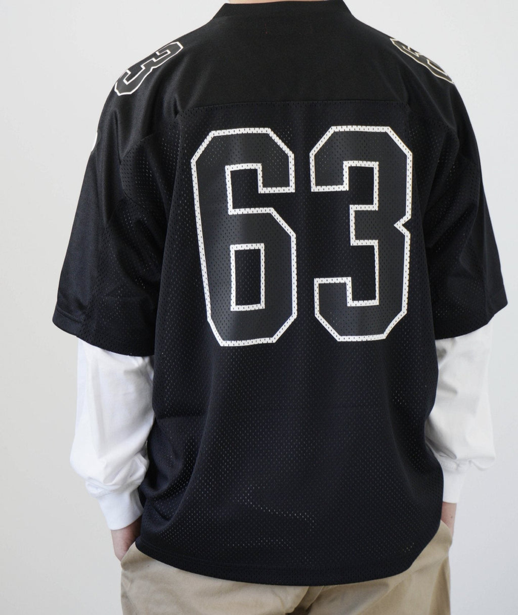 Supreme Number Graphic Mesh Football Jersey
