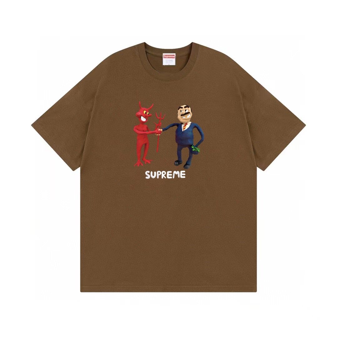 Supreme Business Devil Graphic T-Shirt