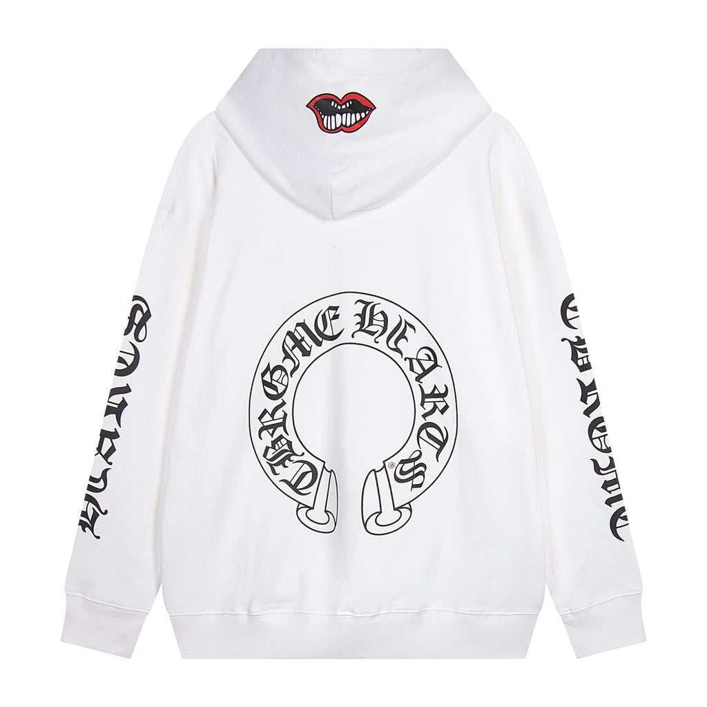 Chrome Hearts Slogan Graphic Hoodie