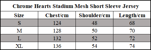 Chrome Hearts Stadium Mesh Short Sleeve Jersey Green