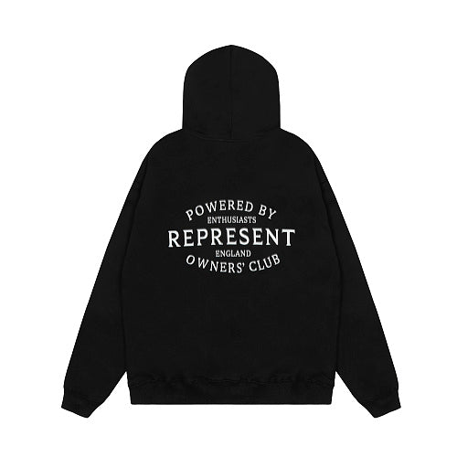 Reps Shark Jaws graphic print hoodie black