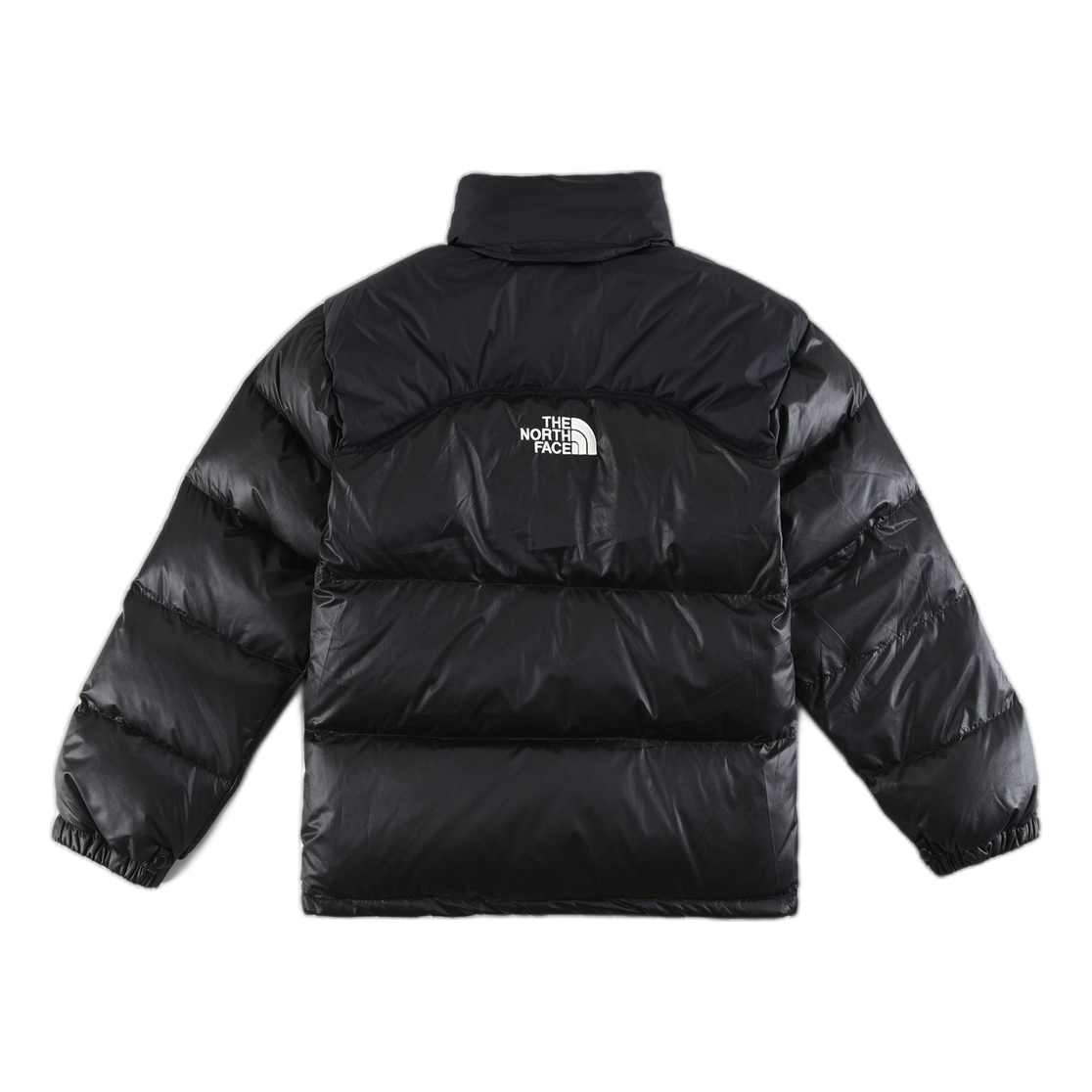 The North Face Contrast-Panel Stand-Collar Puffer Jacket | Women's Winter Coat