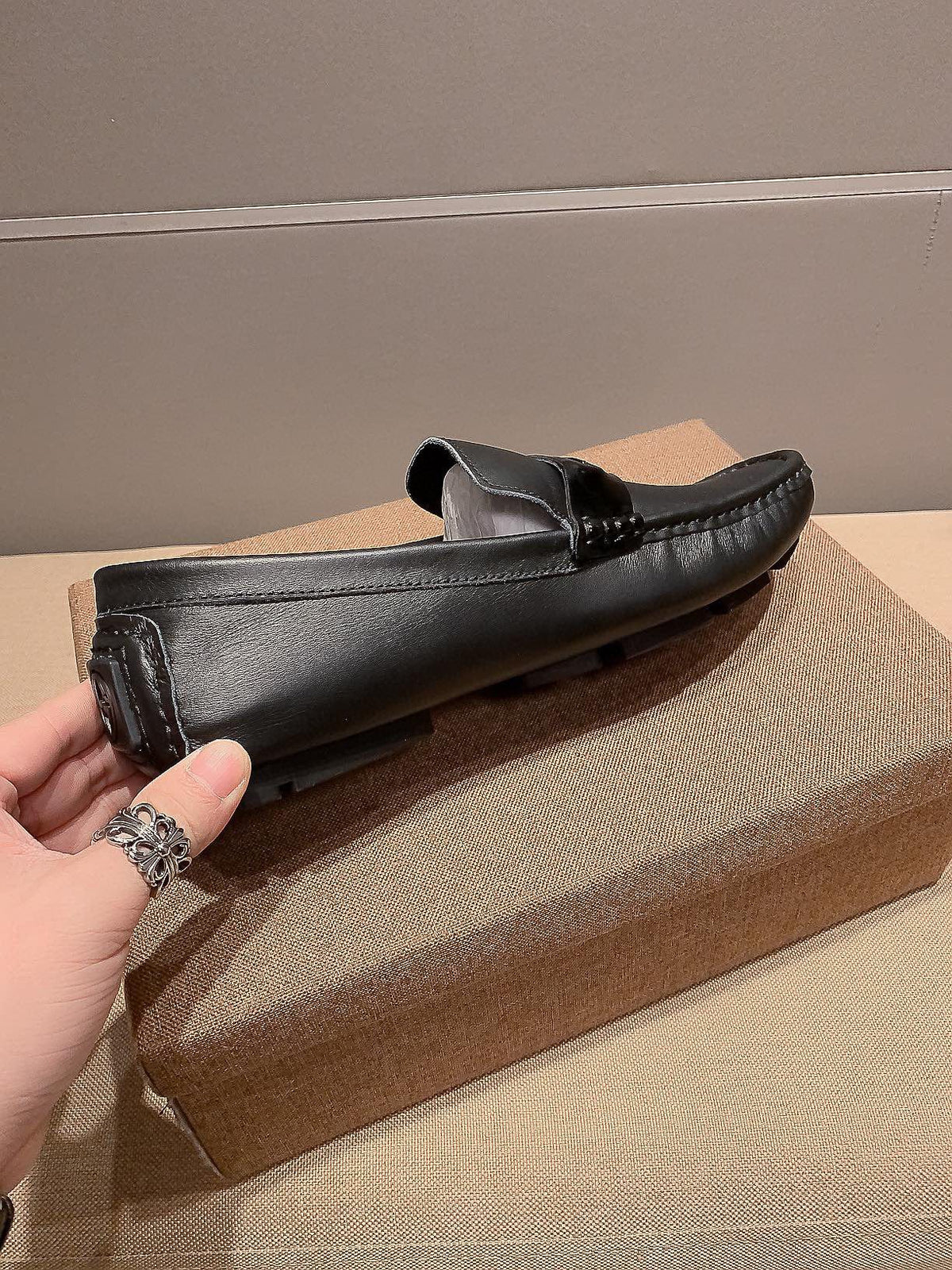 Gucci Black Hardware Loafers