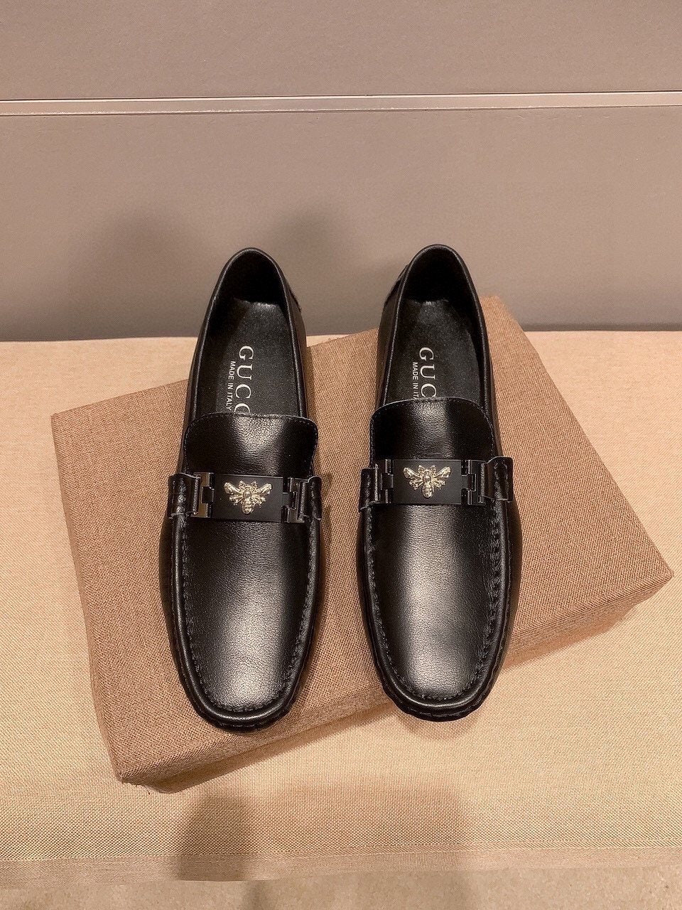 Gucci Black Hardware Loafers