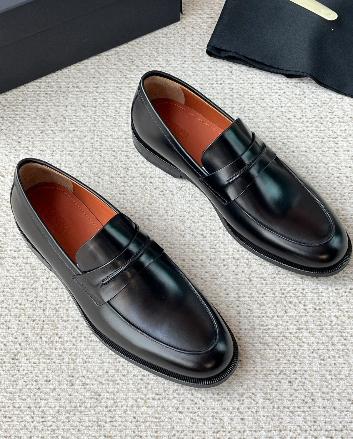 Zegna Penny Loafers