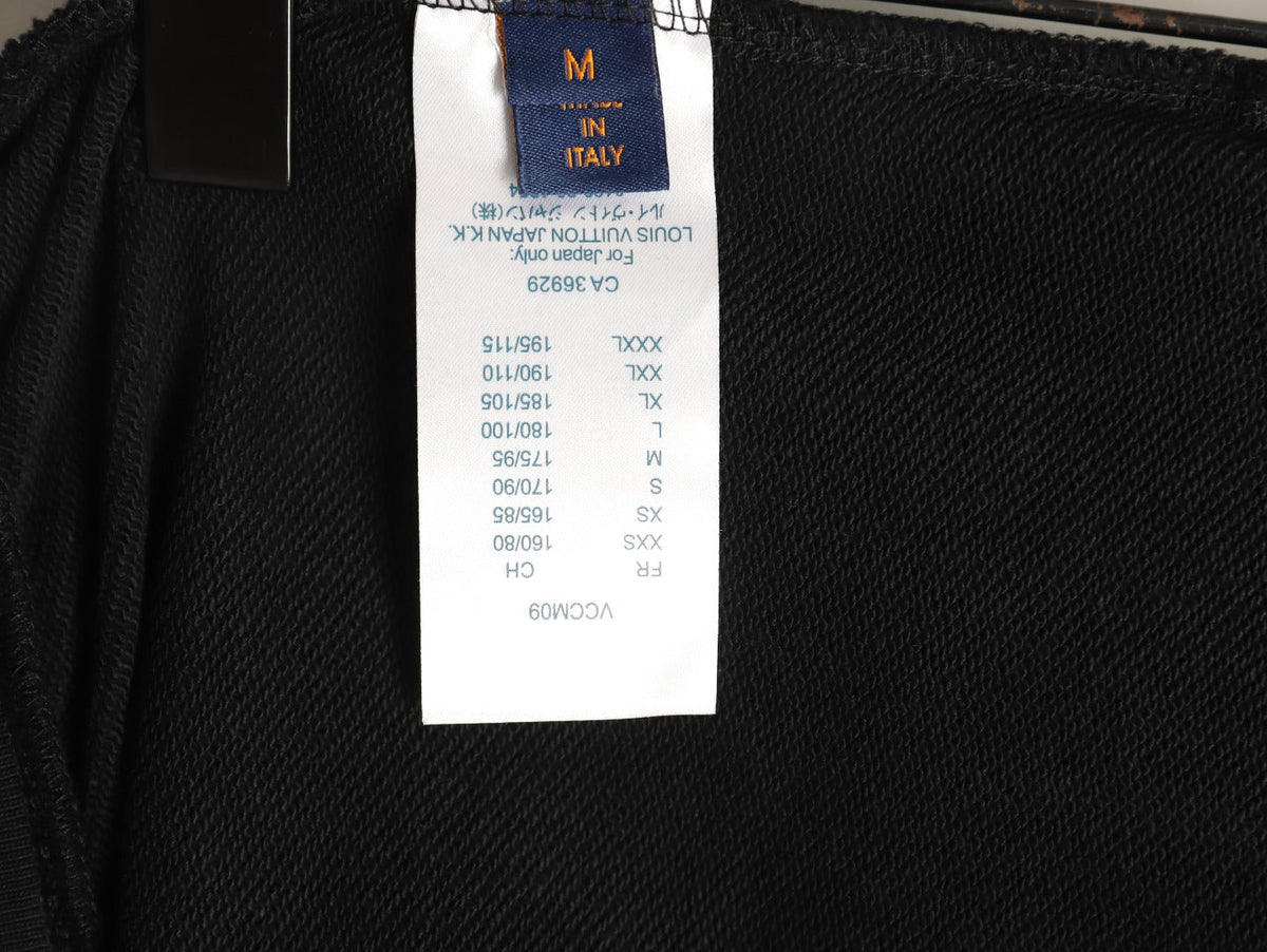 Louis Vuitton Sketch-Style Monogram Drawstring Trousers - Black